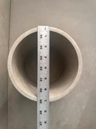 Concrete Planter with Saucer, Large Modern Plant Pot, Bubble Planter, Decorative Cement Pot, Minimalist Pot with Drainage, Tall Nordic Pot
