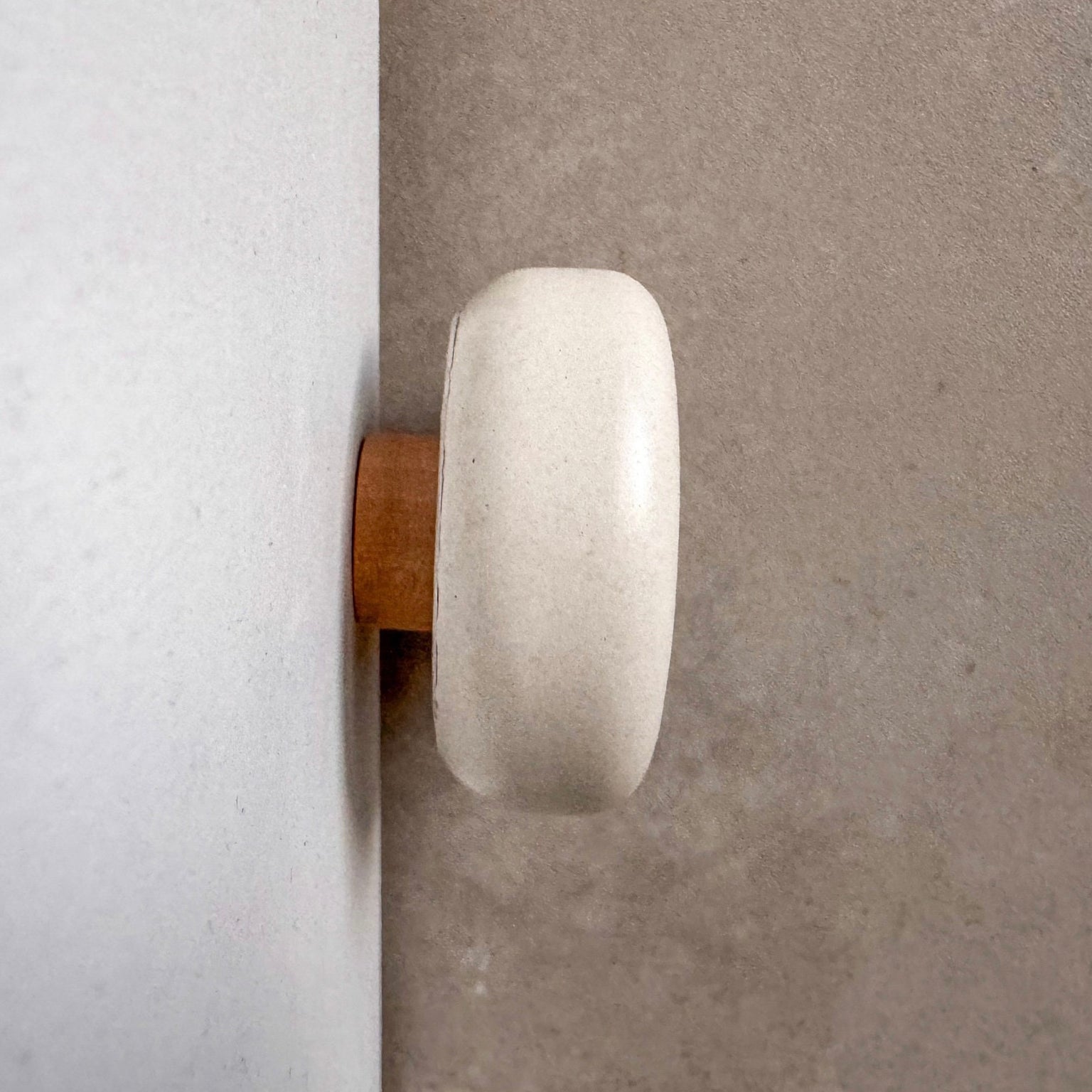 Round Concrete Knob Circular Cement Hook, Hat Hook, Drawer Pull, Decorative Peg, Furniture Hardware, Wall Storage, Minimalist Cabinet Knob