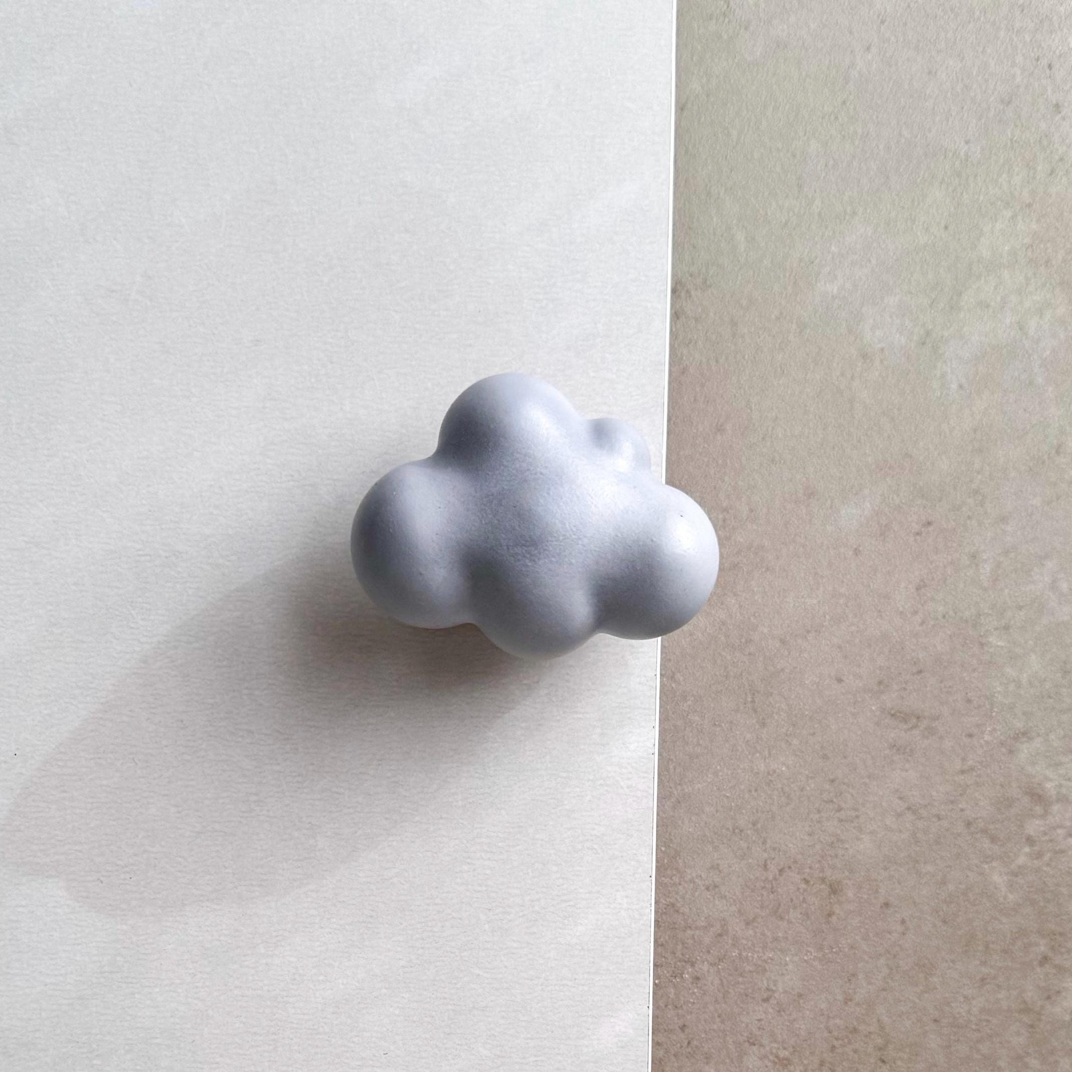 Cloud Concrete Knob, Nursery Cement Decor, Hat Hook, Drawer Pull, Decorative Peg, Furniture Hardware, Wall Storage, Cute Cabinet Handles