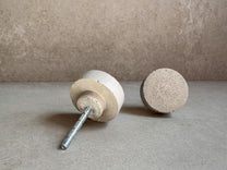 Round Concrete Knob Circular Cement Hook, Hat Hook, Drawer Pull, Decorative Peg, Furniture Hardware, Wall Storage, Minimalist Cabinet Knob