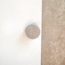 Round Concrete Knob Circular Cement Hook, Hat Hook, Drawer Pull, Decorative Peg, Furniture Hardware, Wall Storage, Minimalist Cabinet Knob