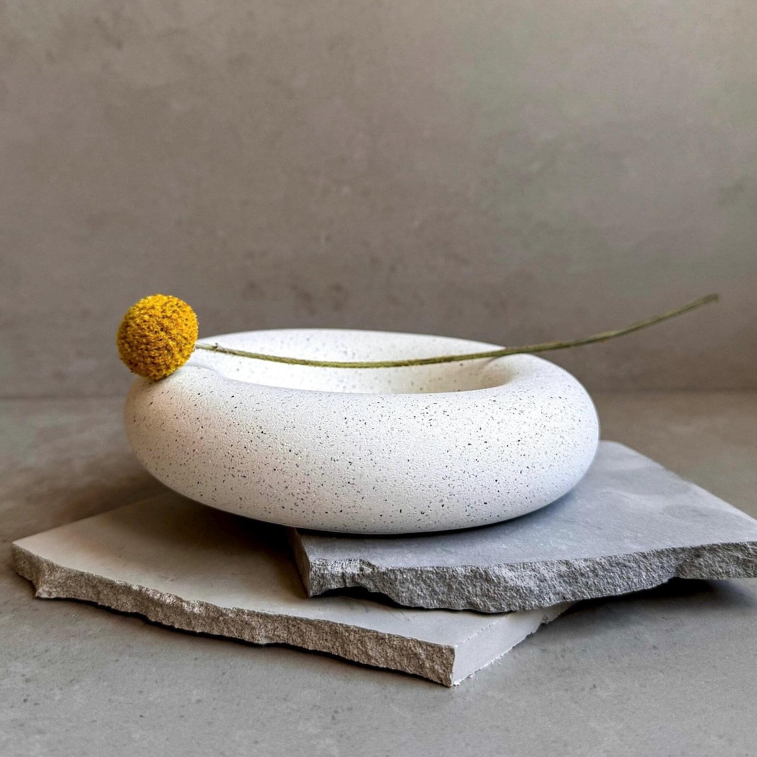 CHUNKY Concrete Tray, Pebble Tray, Catch All Tray, Jewelry Display, Cloud Trinket Tray, Bubble Dish, Chubby Plate, Minimalist Cement Bowl