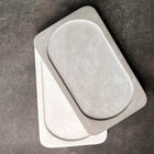Large Concrete Tray, Decorative Trinket Tray, Minimalist Cement Catchall, Modern Table Accent, Rectangular Bottle Tray, Valet Tray, Japandi