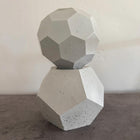 Concrete Sculpture, Geometric Decor, Cement Decor, Modern Decor, Garden Ornament, Concrete Decor, Shelf Decor, Bookend, Office Decor, Gift