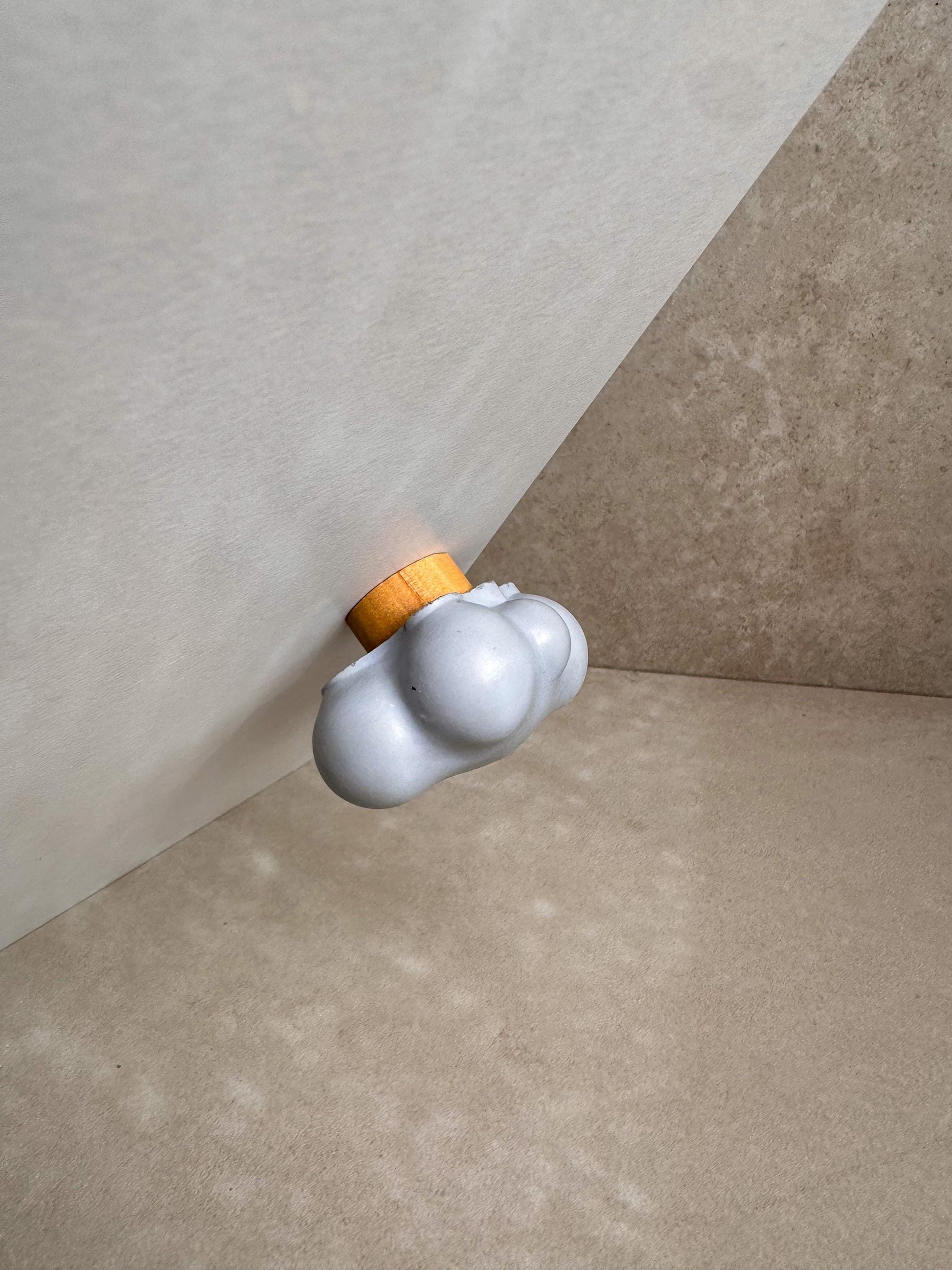 Cloud Concrete Knob, Nursery Cement Decor, Hat Hook, Drawer Pull, Decorative Peg, Furniture Hardware, Wall Storage, Cute Cabinet Handles
