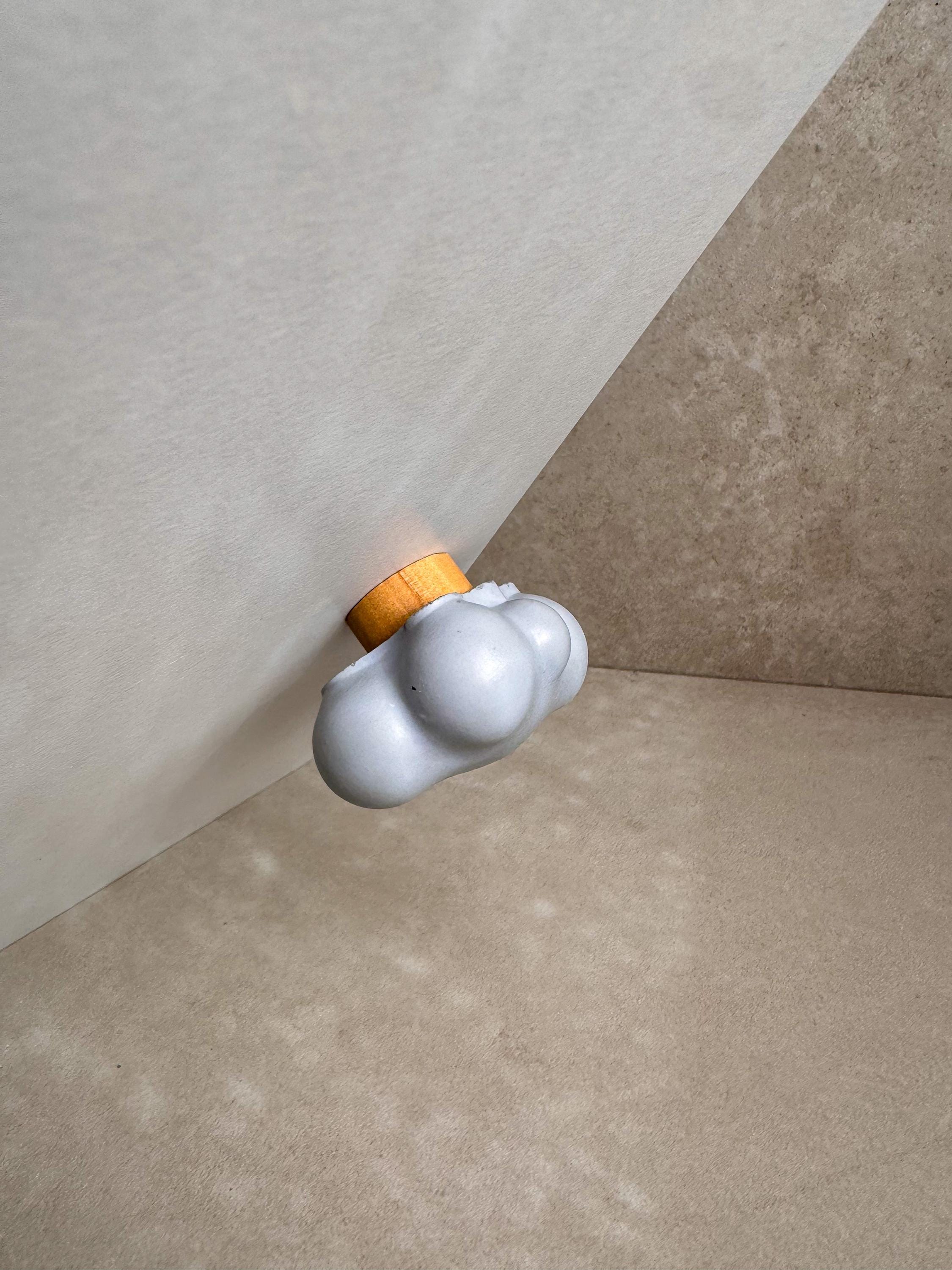 Cloud Concrete Knob, Nursery Cement Decor, Hat Hook, Drawer Pull, Decorative Peg, Furniture Hardware, Wall Storage, Cute Cabinet Handles