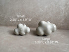 Cloud Concrete Knob, Nursery Cement Decor, Hat Hook, Drawer Pull, Decorative Peg, Furniture Hardware, Wall Storage, Cute Cabinet Handles
