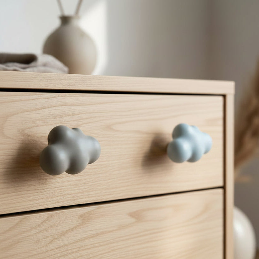 Cloud Concrete Knob, Nursery Cement Decor, Hat Hook, Drawer Pull, Decorative Peg, Furniture Hardware, Wall Storage, Cute Cabinet Handles