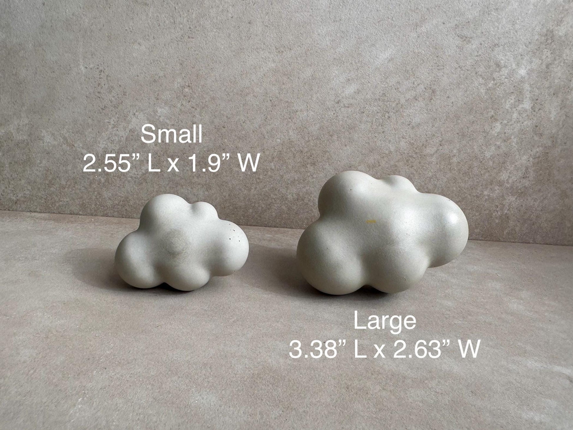 Cloud Concrete Knob, Nursery Cement Decor, Hat Hook, Drawer Pull, Decorative Peg, Furniture Hardware, Wall Storage, Cute Cabinet Handles