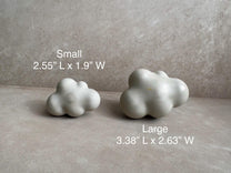 Cloud Concrete Knob, Nursery Cement Decor, Hat Hook, Drawer Pull, Decorative Peg, Furniture Hardware, Wall Storage, Cute Cabinet Handles