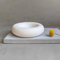 CHUNKY Concrete Tray, Pebble Tray, Catch All Tray, Jewelry Display, Cloud Trinket Tray, Bubble Dish, Chubby Plate, Minimalist Cement Bowl
