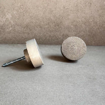 Round Concrete Knob Circular Cement Hook, Hat Hook, Drawer Pull, Decorative Peg, Furniture Hardware, Wall Storage, Minimalist Cabinet Knob