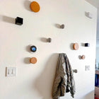 Round Cement Hook, Sphere Knob, Hat Hook, Modern Hook, Decorative Peg, Entryway Coat Hook, Wall Storage, Ball Hanger, Natural