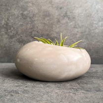 Concrete Minimalist Planter, Slanted Pot, Table Centerpiece, Asymmetrical Pot, Succulent Planter, Decorative Pot, Modern Pot, Nordic, Pebble