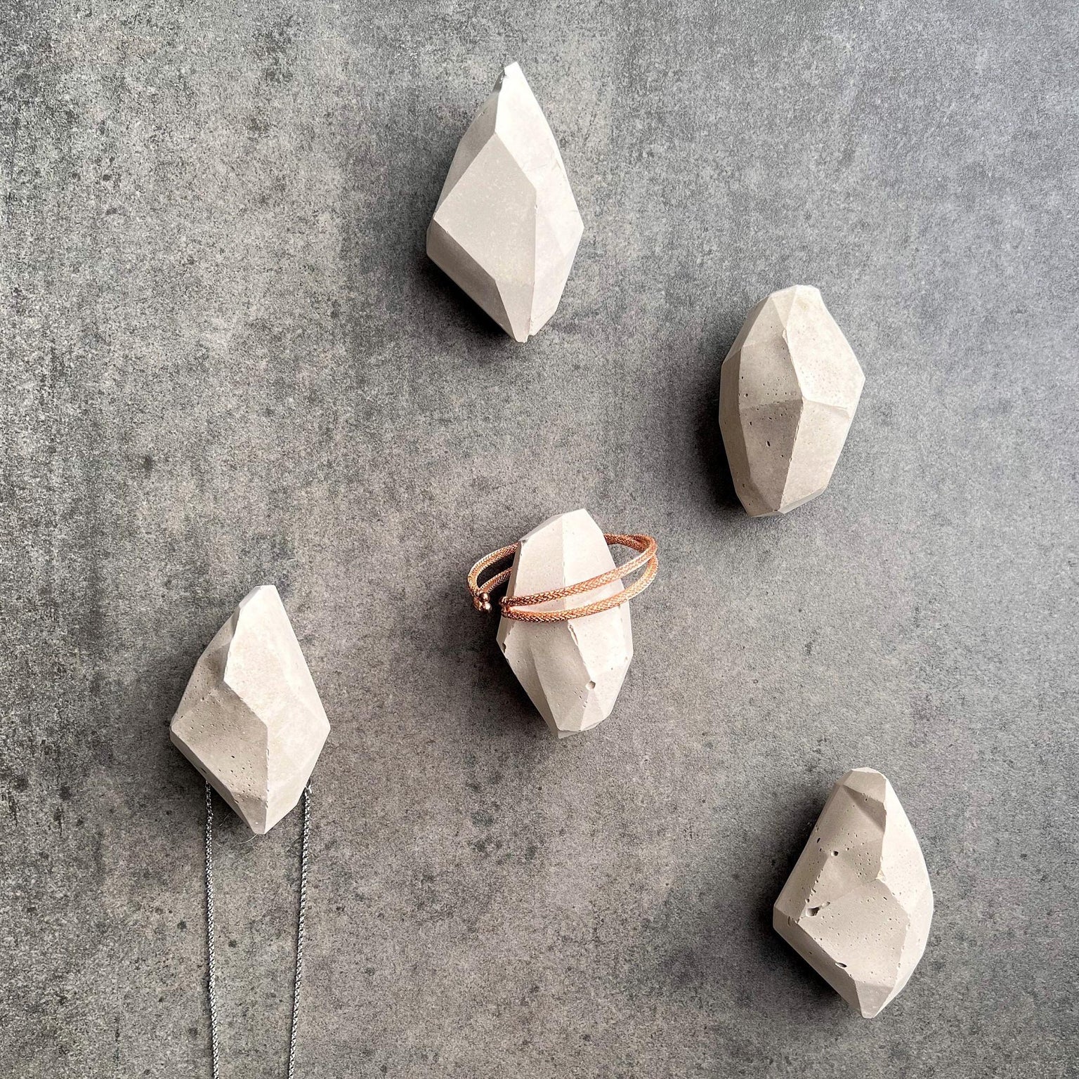 Geometric Wall Hook, Concrete Wall Hook, Irregular Knob, Towel Hook, Wall Hanger, Cement Wall Decor, Minimalist, Modern Wall Peg