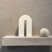 Concrete Sculptural Arch, Standing Arch Decor, Nordic, Decorative Arch, Photo Props, Geometric Ornament, Cement Decor, Modern Decor, Still