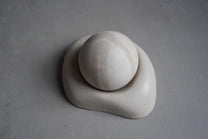 Passive Essential Oil Diffuser, Aromatherapy Ball, Concrete Dome Diffuser, Cement Decor, Fragrance Air Freshener, Diffusing Stone, Japandi