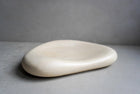 Organic Concrete Tray, Soft Sculptural Catchall, Bean Shaped Jewelry Display, Chunky Japandi Decor, Pebble Trinket Tray, Abstract Dish