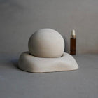 Passive Essential Oil Diffuser, Aromatherapy Ball, Concrete Dome Diffuser, Cement Decor, Fragrance Air Freshener, Diffusing Stone, Japandi