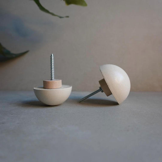 Dome Drawer Pull | Concrete Furniture Hook, Cabinet Handle Hardware, Decorative Semi-Sphere Peg, Dresser Handle, Minimalist Stone Knob