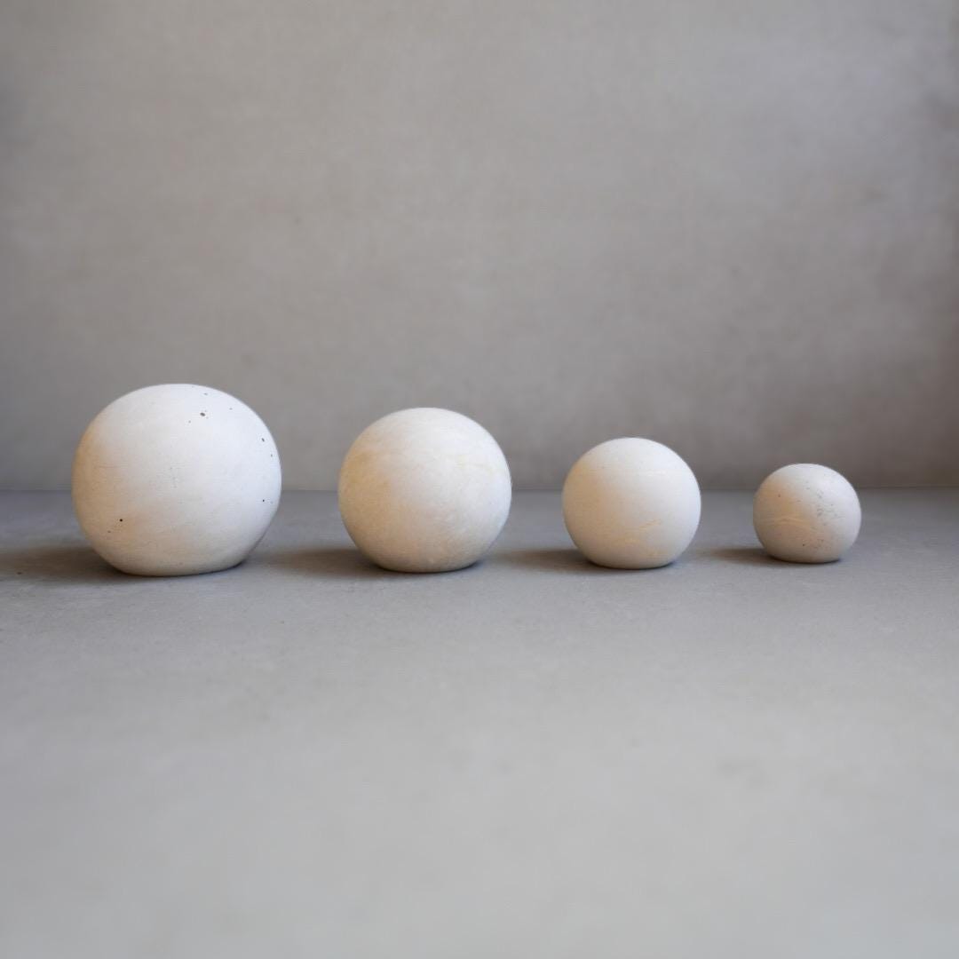 Concrete Paper Weight, Cement Sphere, Letter Press, Cement Decor, Minimalist Decor, Garden Ornament, Concrete Sculpture, Shelf Decor, Modern