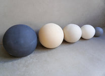 Concrete Paper Weight, Cement Sphere, Letter Press, Cement Decor, Minimalist Decor, Garden Ornament, Concrete Sculpture, Shelf Decor, Modern