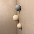 Round Cement Hook, Sphere Knob, Hat Hook, Modern Hook, Decorative Peg, Entryway Coat Hook, Wall Storage, Ball Hanger, Natural