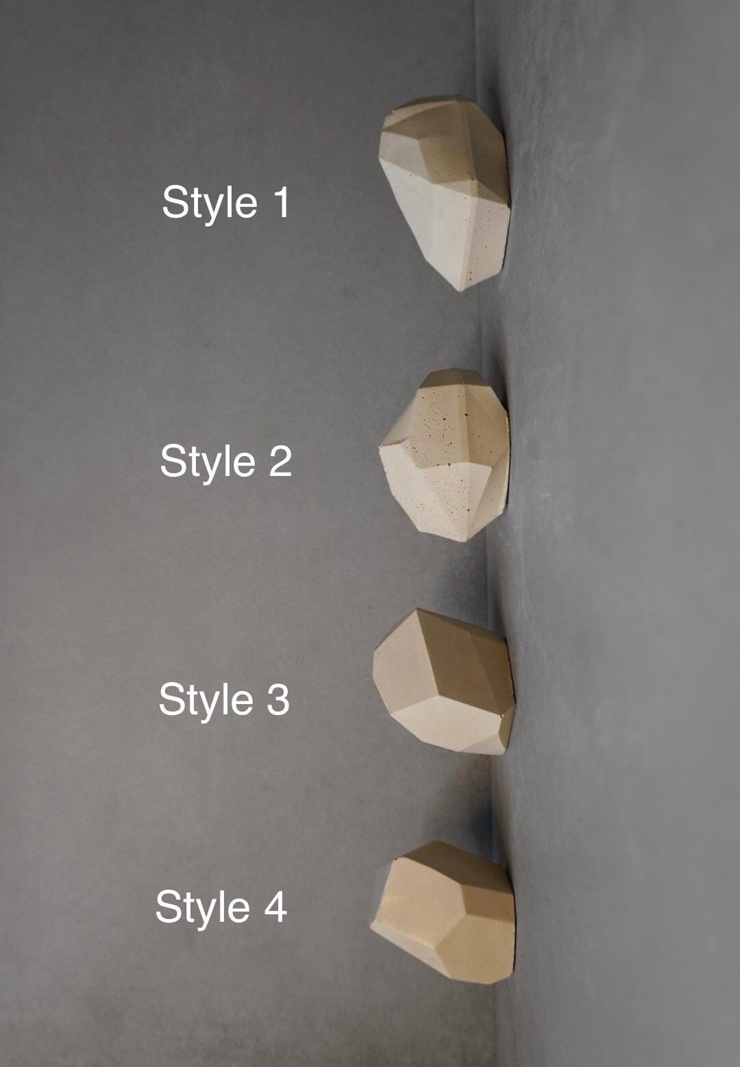 Geometric Wall Hook, Concrete Wall Hook, Irregular Knob, Towel Hook, Wall Hanger, Cement Wall Decor, Minimalist, Modern Wall Peg