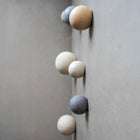 Round Cement Hook, Sphere Knob, Hat Hook, Modern Hook, Decorative Peg, Entryway Coat Hook, Wall Storage, Ball Hanger, Natural