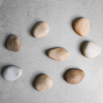 Pebble Magnets | Neodymium Concrete Magnets, Neutral Home Decor, Minimalist Fridge Magnets, River Stone Decor, Wabi Sabi, Calming Aesthetic