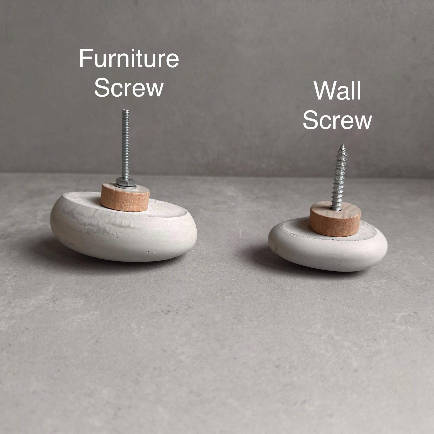 Pebble Concrete Knob, Cobblestone Cement Hook, Hat Hook, Drawer Pull, Decorative Peg, Furniture Hardware, Wall Storage, Minimal Cabinet Knob