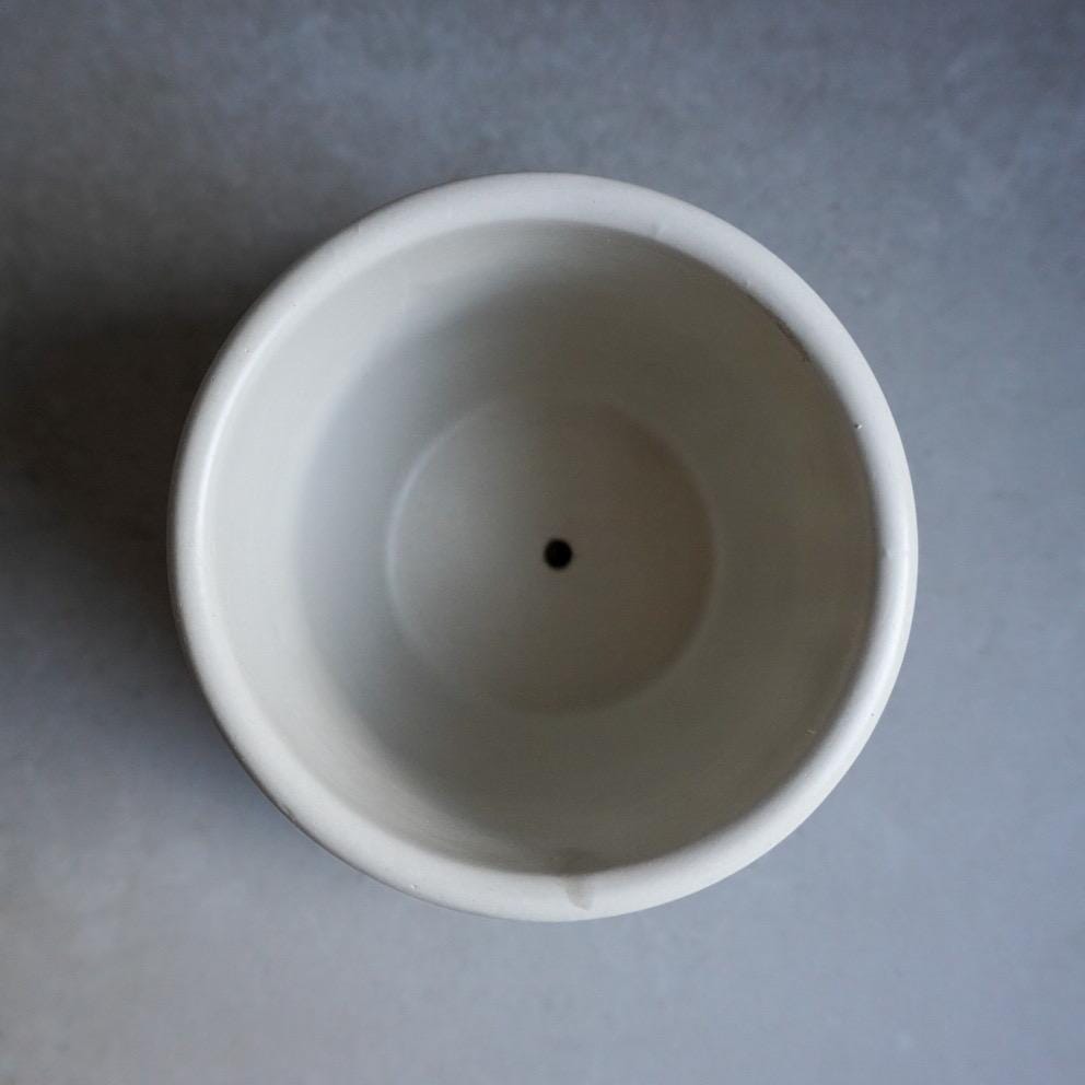 Concrete Planter with Saucer | Minimalist Plant Pot, Bubble Planter, Thick Saucer, Japandi Houseplant Decor, Neutral Home, Organic Shape