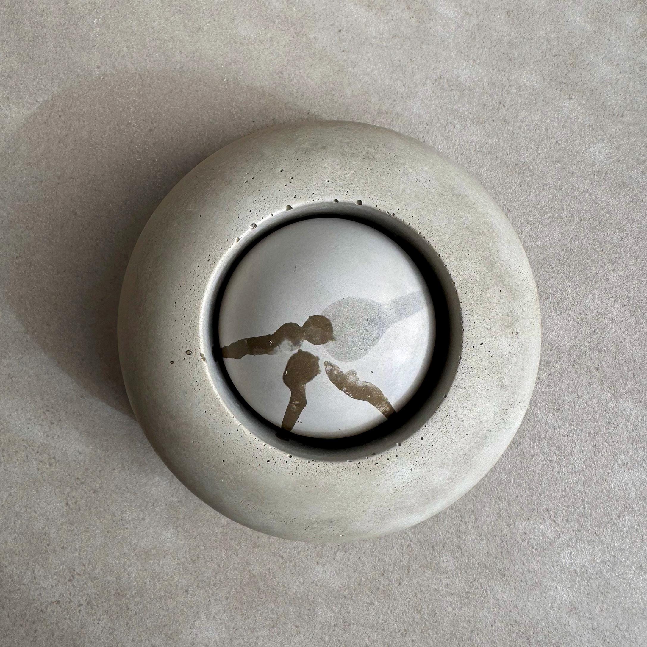 Passive Essential Oil Diffuser, Aromatherapy Ball, Concrete Dome Diffuser, Cement Decor, Fragrance Air Freshener, Diffusing Stone, Japandi