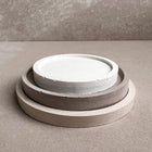 Round Concrete Tray, Plant Tray, Jewelry Holder, Ring Holder, Cement Dish, Minimalist decor, Modern Tray, Drainage Tray, Concrete Coaster