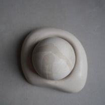 Passive Essential Oil Diffuser, Aromatherapy Ball, Concrete Dome Diffuser, Cement Decor, Fragrance Air Freshener, Diffusing Stone, Japandi