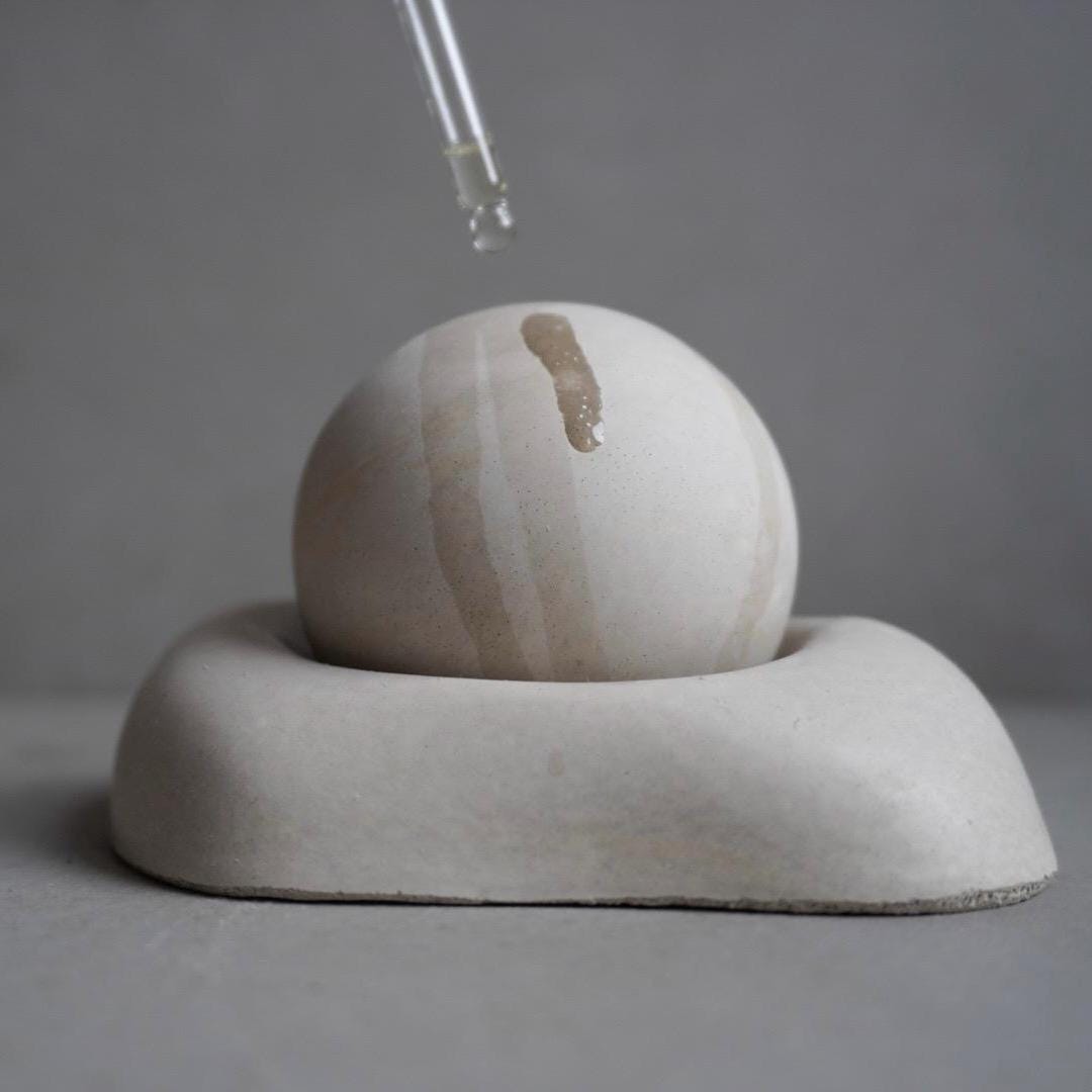 Passive Essential Oil Diffuser, Aromatherapy Ball, Concrete Dome Diffuser, Cement Decor, Fragrance Air Freshener, Diffusing Stone, Japandi