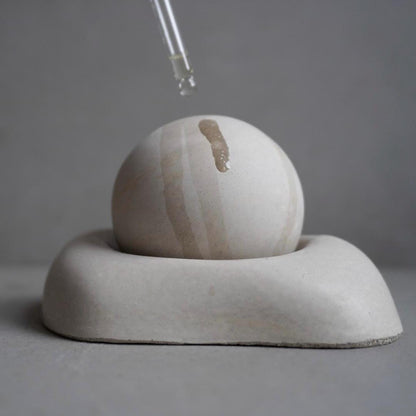 Passive Essential Oil Diffuser, Aromatherapy Ball, Concrete Dome Diffuser, Cement Decor, Fragrance Air Freshener, Diffusing Stone, Japandi