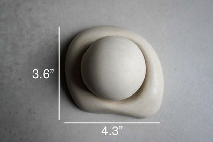 Passive Essential Oil Diffuser, Aromatherapy Ball, Concrete Dome Diffuser, Cement Decor, Fragrance Air Freshener, Diffusing Stone, Japandi