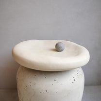 Cove Pebble Concrete Catchall Tray