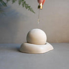 Passive Essential Oil Diffuser, Aromatherapy Ball, Concrete Dome Diffuser, Cement Decor, Fragrance Air Freshener, Diffusing Stone, Japandi