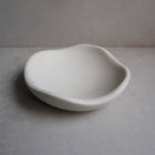 Wavy Concrete Bowl | Asymmetrical Catchall, Decorative Tray, Organic Shaped Trinket Tray, Sculptural Japandi Decor, Curvy Stone Homewares