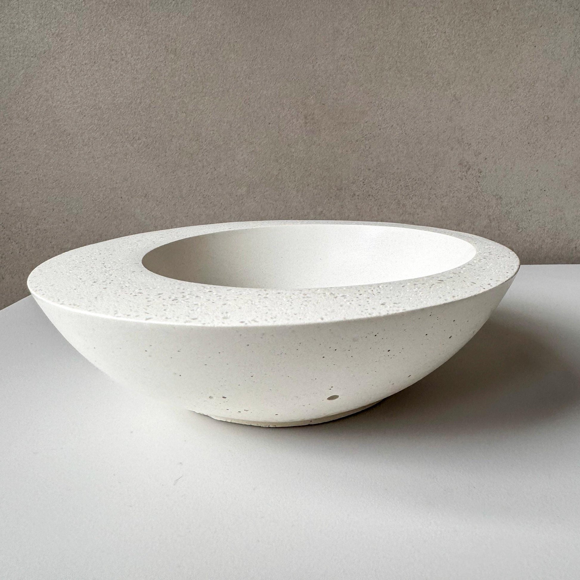 Minimalist Concrete Bowl, Asymmetrical Catch All, Modern Cement Bowl, Contemporary Bowl, Bowls for Decor, Decorative Bowl, Jewelry Dish