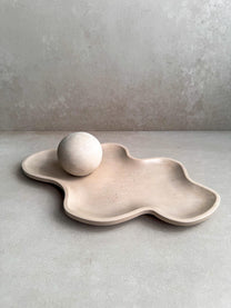 Concrete Paper Weight, Cement Sphere, Letter Press, Cement Decor, Minimalist Decor, Garden Ornament, Concrete Sculpture, Shelf Decor, Modern