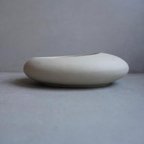 Concrete Ikebana Vase | Kokedama Display Vessel, Bonsai Pot with Drainage, Japandi Pot with Saucer, Pebble Pot, Calm Aesthetic, Wabi Sabi