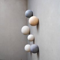 Round Cement Hook, Sphere Knob, Hat Hook, Modern Hook, Decorative Peg, Entryway Coat Hook, Wall Storage, Ball Hanger, Natural