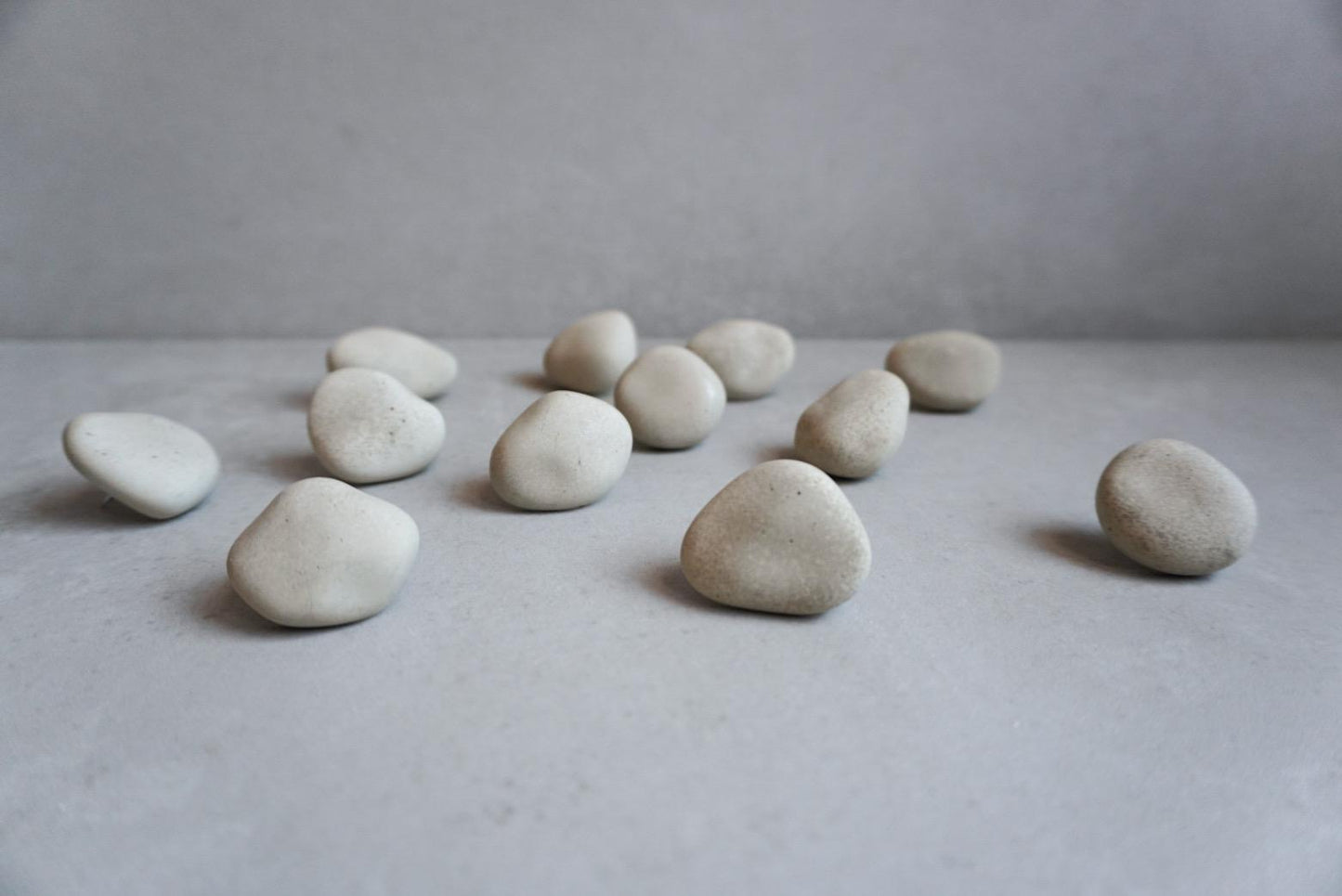 Pebble Concrete Push Pins | Minimalist Thumb Tacks for Cork Board, Neutral Office Decor, Rock Push Buttons, Organic Home Decor, Wabi Sabi