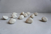 Pebble Concrete Push Pins | Minimalist Thumb Tacks for Cork Board, Neutral Office Decor, Rock Push Buttons, Organic Home Decor, Wabi Sabi