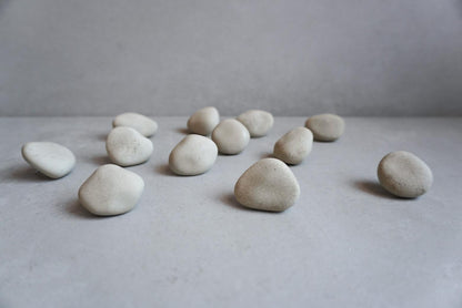 Pebble Concrete Push Pins | Minimalist Thumb Tacks for Cork Board, Neutral Office Decor, Rock Push Buttons, Organic Home Decor, Wabi Sabi