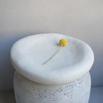 Cove Pebble Concrete Catchall Tray
